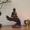 VEDAS Polyresin  Figurine in Orange Colour