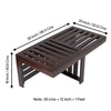 Ikiriya Sheesham Wood Accent Coffee Table Set in Dark Walnut Finish