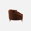 Corpen Fabric Sofa (Brown)