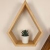 William Iii Diamond Shaped Set Of 3 Wooden Wall Shelves