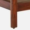 Rangrez Solid Wood 1 Seater Sofa in Honey Oak Finish in Brown Colour
