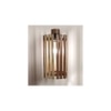 Hexa Brown Solid Wood Wall Lights