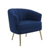 CarlAccent Chair in Navy Blue Colour