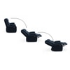 Griffin Recliner Two Seater - Cobalt