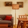 Devansh Wood & Metal Floor Lamp