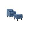 Pearson Accent Chair With Ottoman Blue