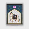 Pichwai Cow Canvas Wall Prints Canvas Wall Prints Set of 1 Multicolor Matte