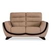 Davos 2 Seater Leatherette Sole in Mushroom Beige Colour