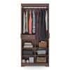 Hilton 2 Door Wardrobe With Lock in Chestnut Acacia Finish