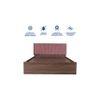 Viveka Bed With Premium Leatherette Fabric And Box Storage Queen Bed