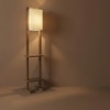 Biped Beige Jute Floor Lamp with Beige Jute Base