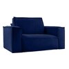 Skult Pull Out Sofa cum Bed in Navy Blue Colour