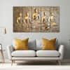 The Castle Decor Lord Buddha Meditation Wall Art Framed Painting 27x48 Inch (Style 24)