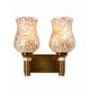Devansh Metal Electric Wall Light in Gold Colour with Multi Shade Count of 1 Light