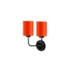 Cormac Dual Orange cotton Wall mounted Lamp Iron Base(KV36)
