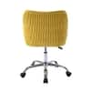 Doe Buck Leisel Modern Yellow Velvet Office Chair