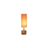 Brynlee Orange cotton & solid wood table lamp
