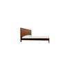 Denis Solid Wood Non Storage Bed In Dark Provincial Teak Finish