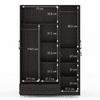 Bennis Engineered Wood 3 Door Wardrobe Without Mirror in Dark Walnut Finish
