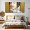 The Castle Decor Woman Abstract Wall Painting Wooden Framed Digital Painting 27x48 Inch (Style 7)