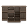 Caledonia Bar Unit, Finish -Danish walnut
