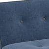 Zehnloch 3 Seater Click Clack Sofa cum Bed In Midnight Indigo Blue Colour
