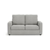 Apollo Compact High Back 2 Seater  Fabric Sofa In Vapour Grey Colour