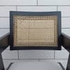 Atlanta Solid Wood Mango Arm Chair in Black