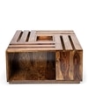 Milan Sheesham Wood Coffee Table In Teak Finish