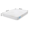 Aer Latex with Memory Foam King Size Mattress (Mattress Thickness : 8 Inches, Mattress Dimensions : 78 x 72 in)
