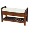 Parker Solid Wood Bench in Provincial Teak Finish