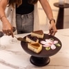 Ireka Homes Sakura Acacia Wood Cake Stand
