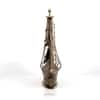 Desert Art Metal Handpainted Golden Ship Showpiece