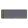 Luxe Home Strip Design Combo Kitchen Runner Mat - Grey (116x36 & 58x36 cm PC-2)