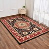 Presto Black Traditional Hand Tufted Wool Carpet 6X9 Feet