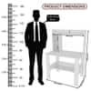 Spydercraft Daisy Modern Study Table in White Finish
