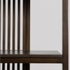 Klaus Solid Wood Bookshelf in Brown Colour