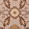 Presto Beige Traditional Hand Tufted Wool Carpet 5X7 Feet