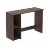 Mallium Free Standing Engineered Wood Study Table in Wenge Finish