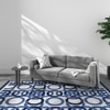 Jaipur Rugs Soft Animal Wool Bamboo Silk Knotted Rug White 2x3 ft