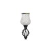 Daisy Black Glass Shade Floor Lamp