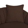 Mid Century Fabric Sofa (Brown)