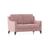 Abbey Sofa (Colour : Desert Rose, Cushion : Hard, Seating Capacity : 2 Seater)