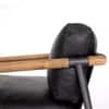 Sereta Solid Wood Armchair in Natural & Black