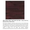Kassel Solid Wood Side Table in Walnut Finish