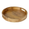 AJ Exports Rustic Wooden Serving Tray with Handles Home Decor Handcrafted
