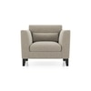 Lewis 1 Seater Fabric Sofa In Oyster Beige Colour