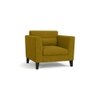 Lewis 1 Seater Fabric Sofa in Olive Green Colour