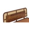 Sunburst Ratan Solid Wood King Size Storage Bed