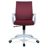 Mmarveal Mid Back Ergonomic Chair in Maroon Colour